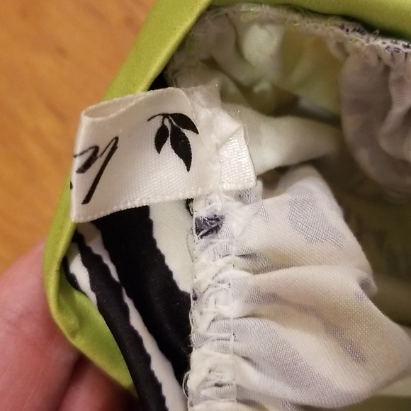 Lime Green Zebra Skirt - Picture 4 of 5